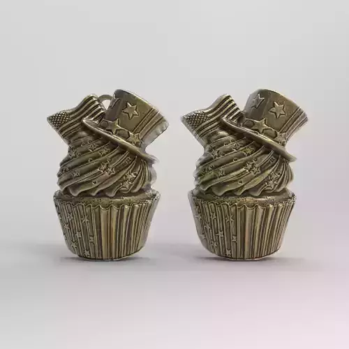 usa flag cupcake decor 