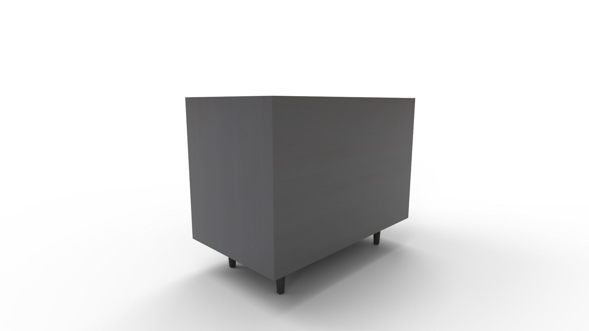 Tate Black Drawer Mid 3D model_1