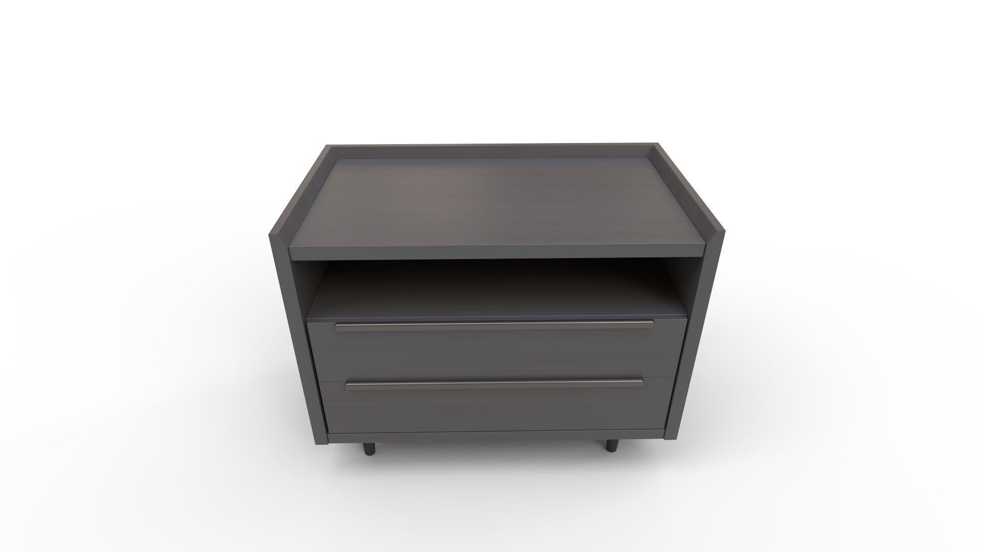 Tate Black Drawer Mid 3D model_3