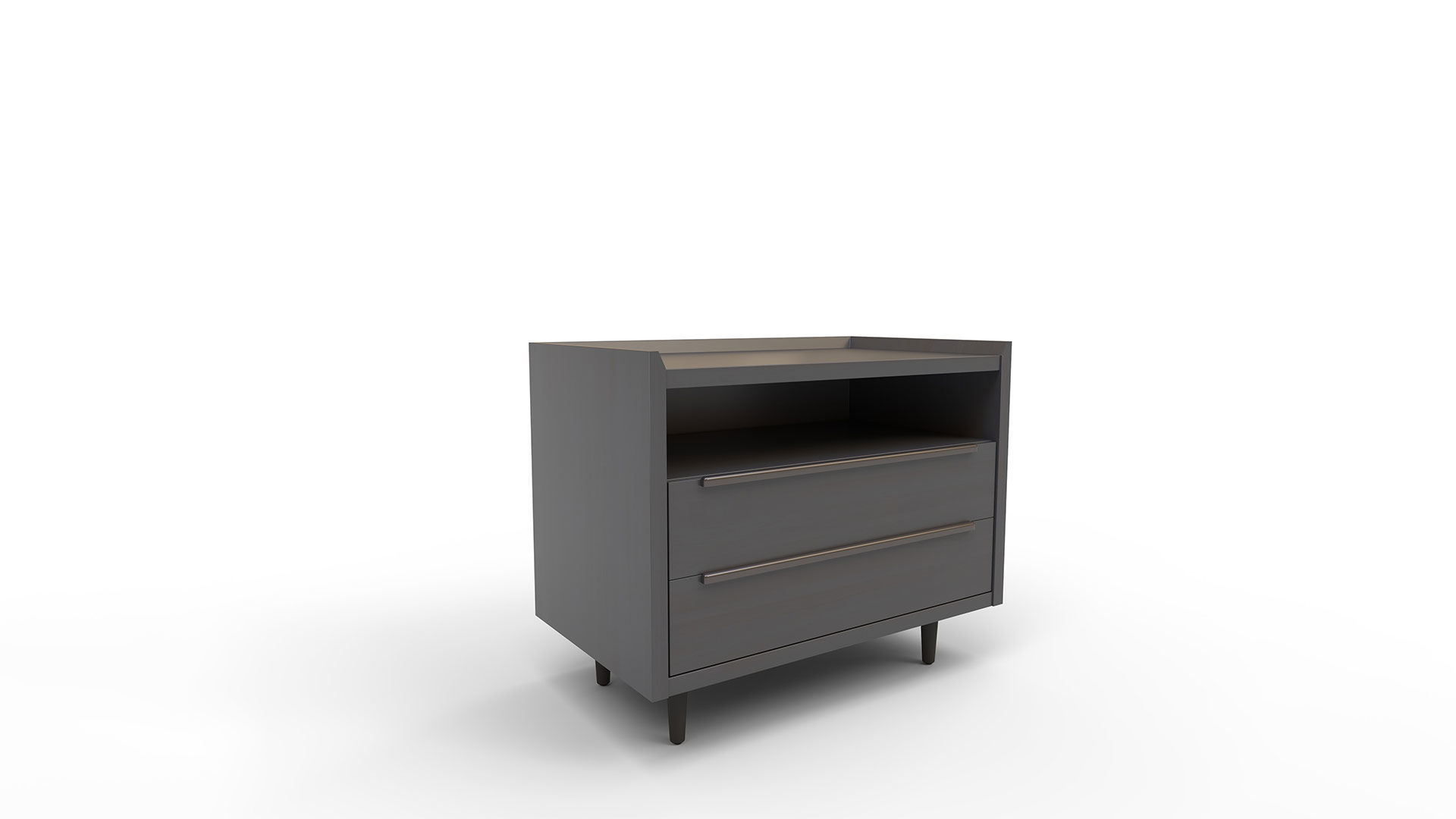 Tate Black Drawer Mid 3D model_6