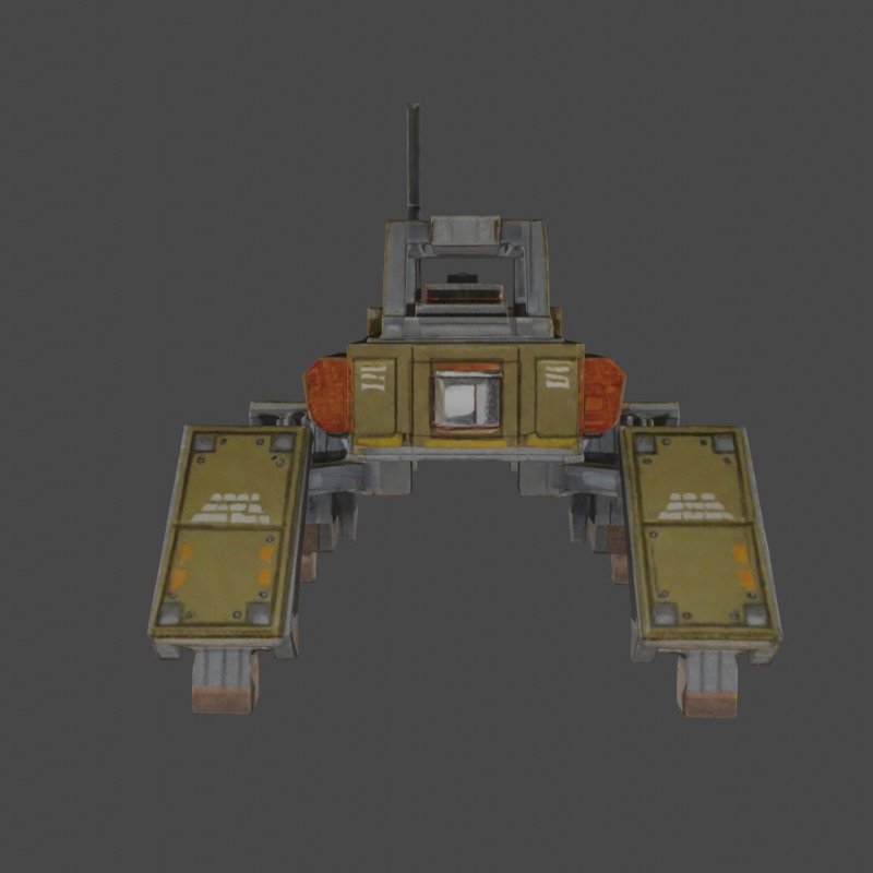 QuadroBot 3D model_1
