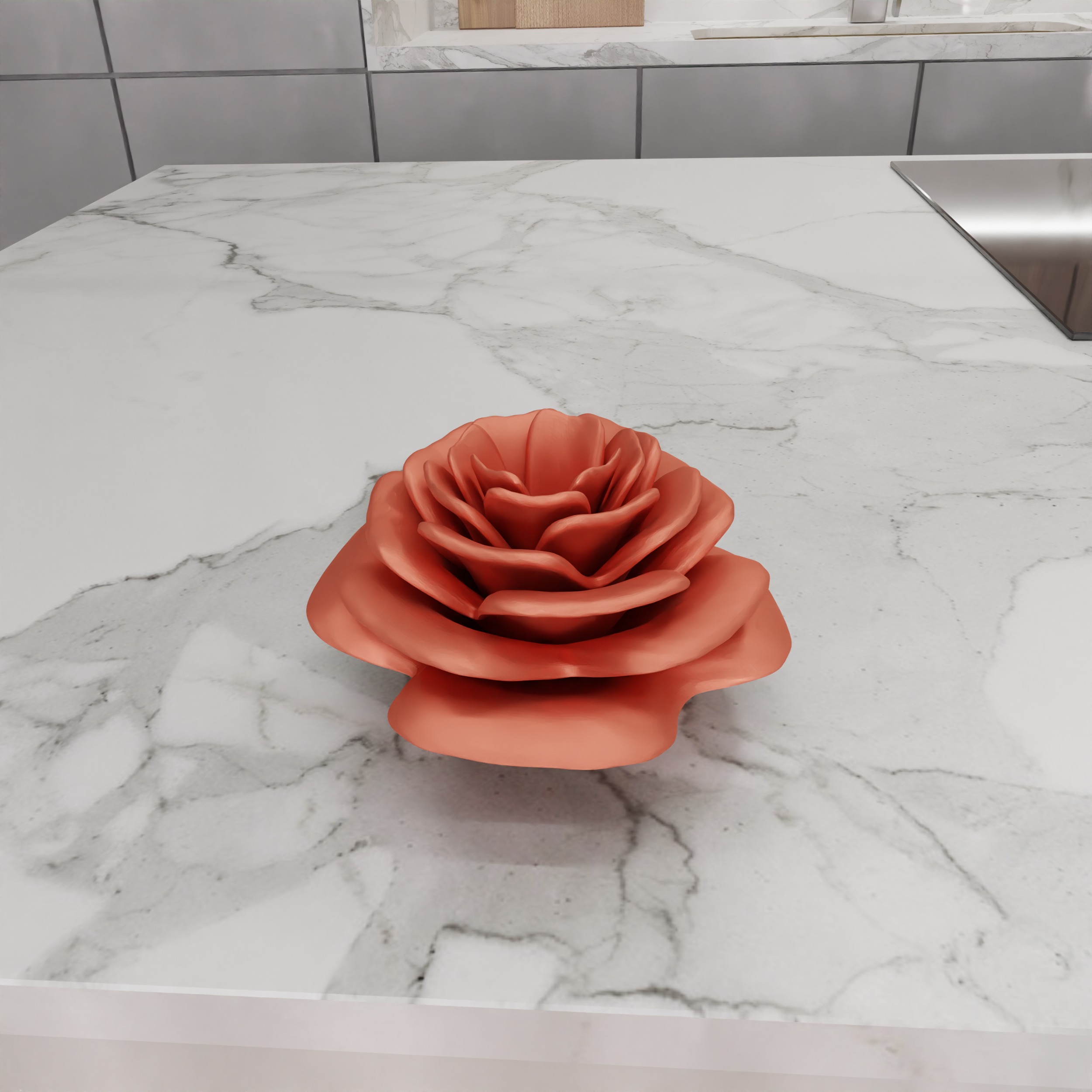 Flower Rose - 279 3D print model_8