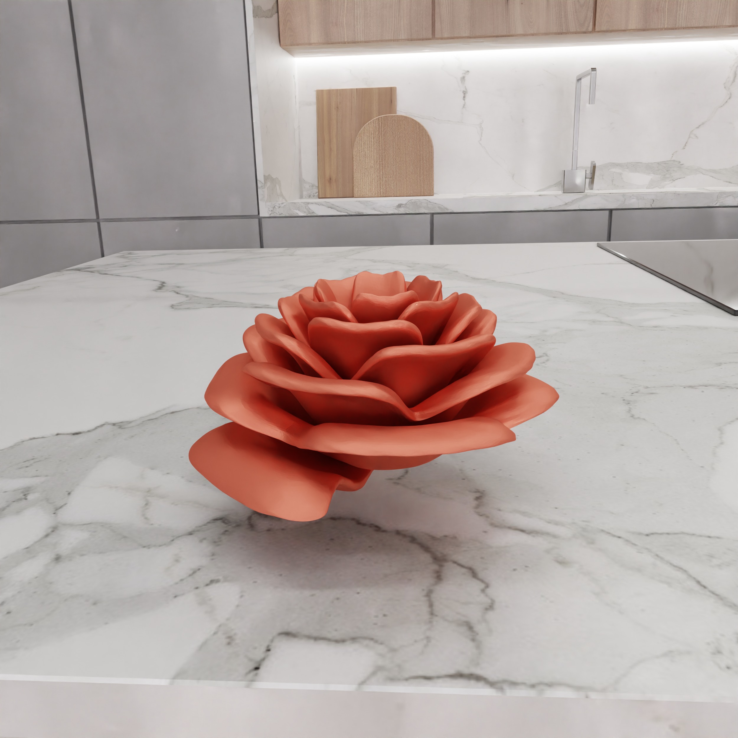 Flower Rose - 279 3D print model_11