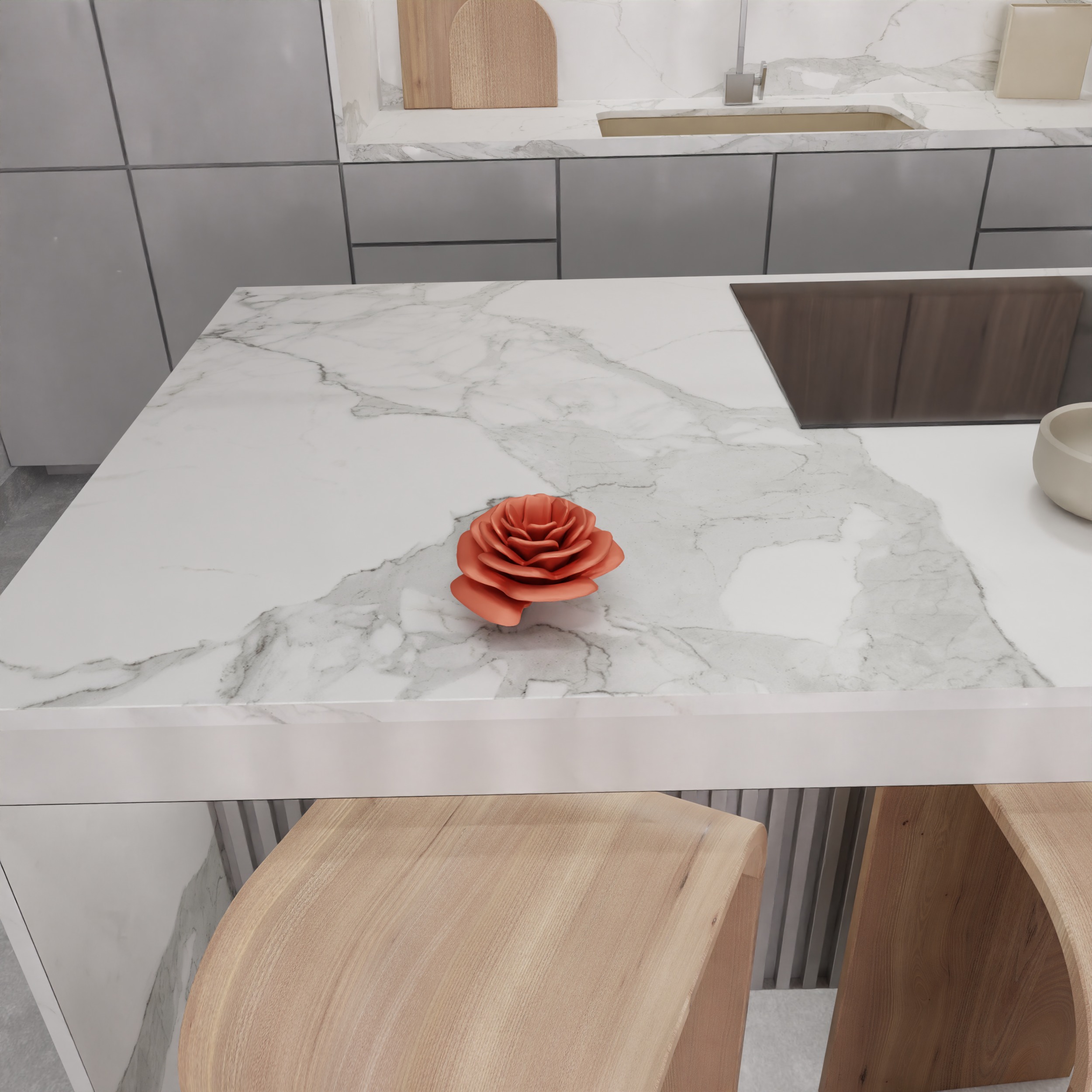 Flower Rose - 279 3D print model_10