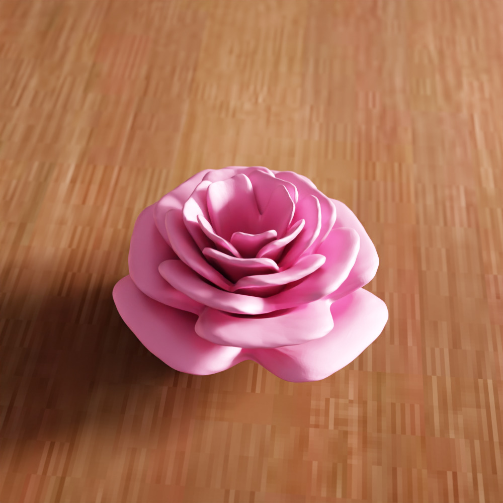 Flower Rose - 279 3D print model_5