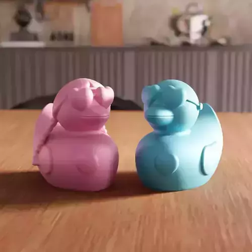 Man and Woman Duck - 277