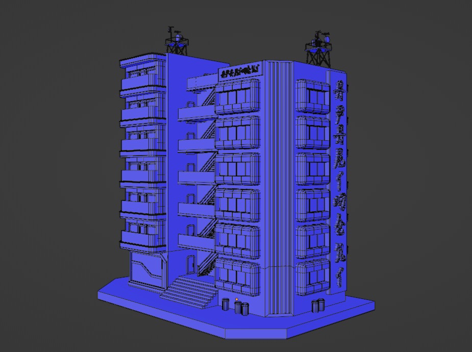 Cyberpunk Apartment 3 3D model_10