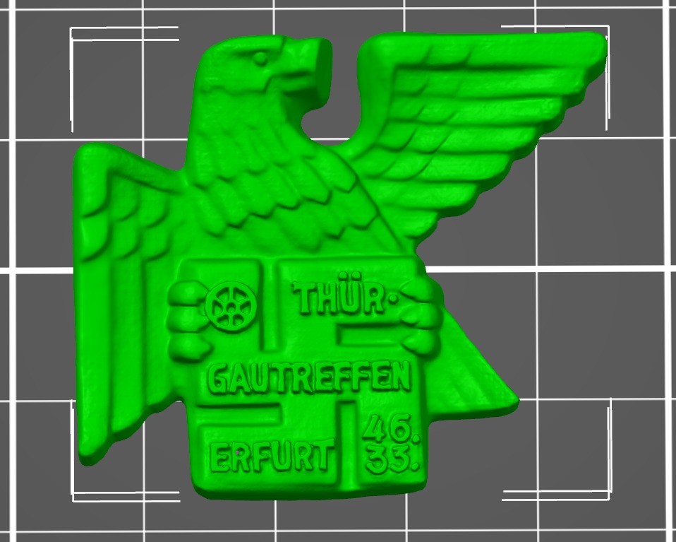 3D Printable Gau Thueringen Erfurt Treffen Badge 1933 3D print model_5