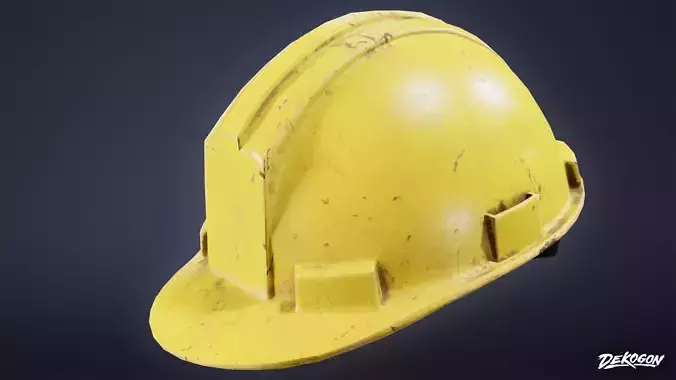 CONSTRUCTION - Hard Hat 01 - LOW POLY