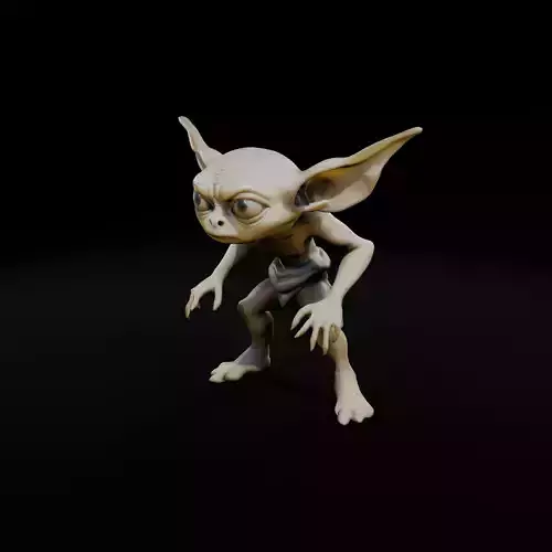 Sand Goblin - Game-Ready Character Low-poly 3D model