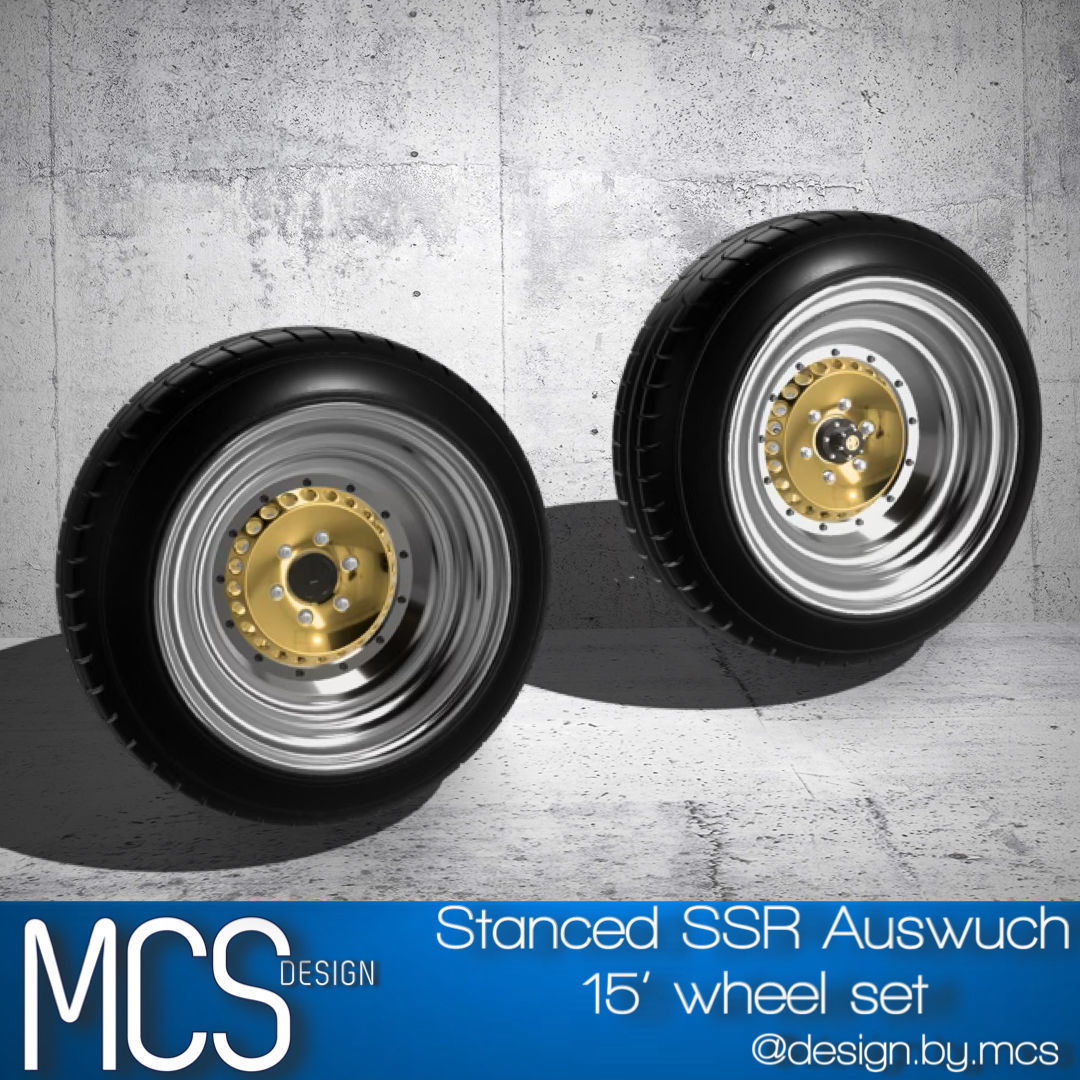 SSR Auswuch Off Road Wheels Dished N stretch tire 3D print model_7