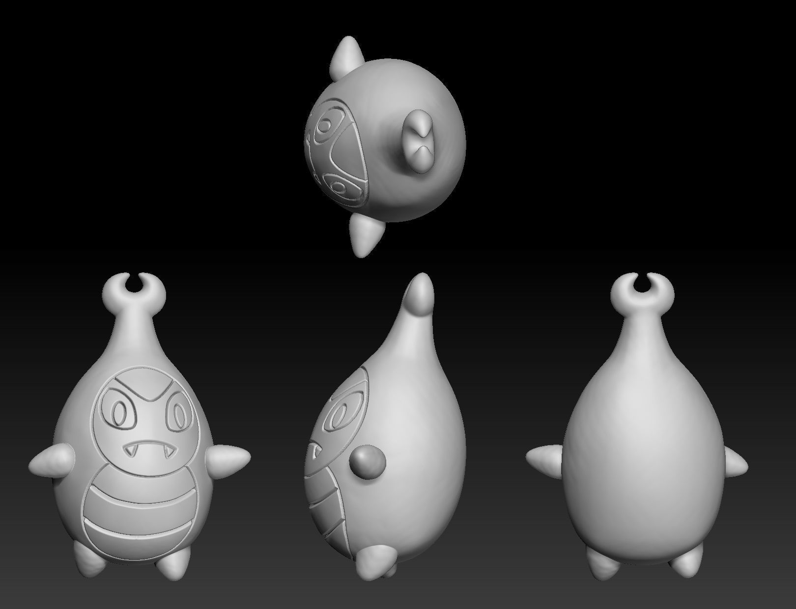 Pokemon Karrablast Escavalier 3D print model_1