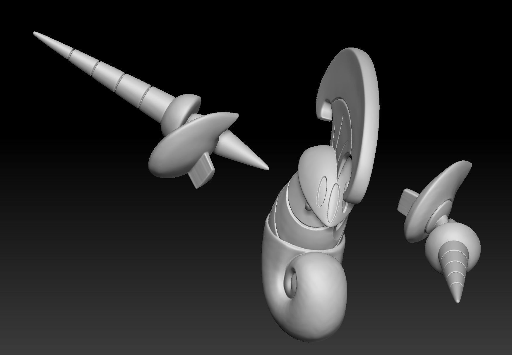 Pokemon Karrablast Escavalier 3D print model_3