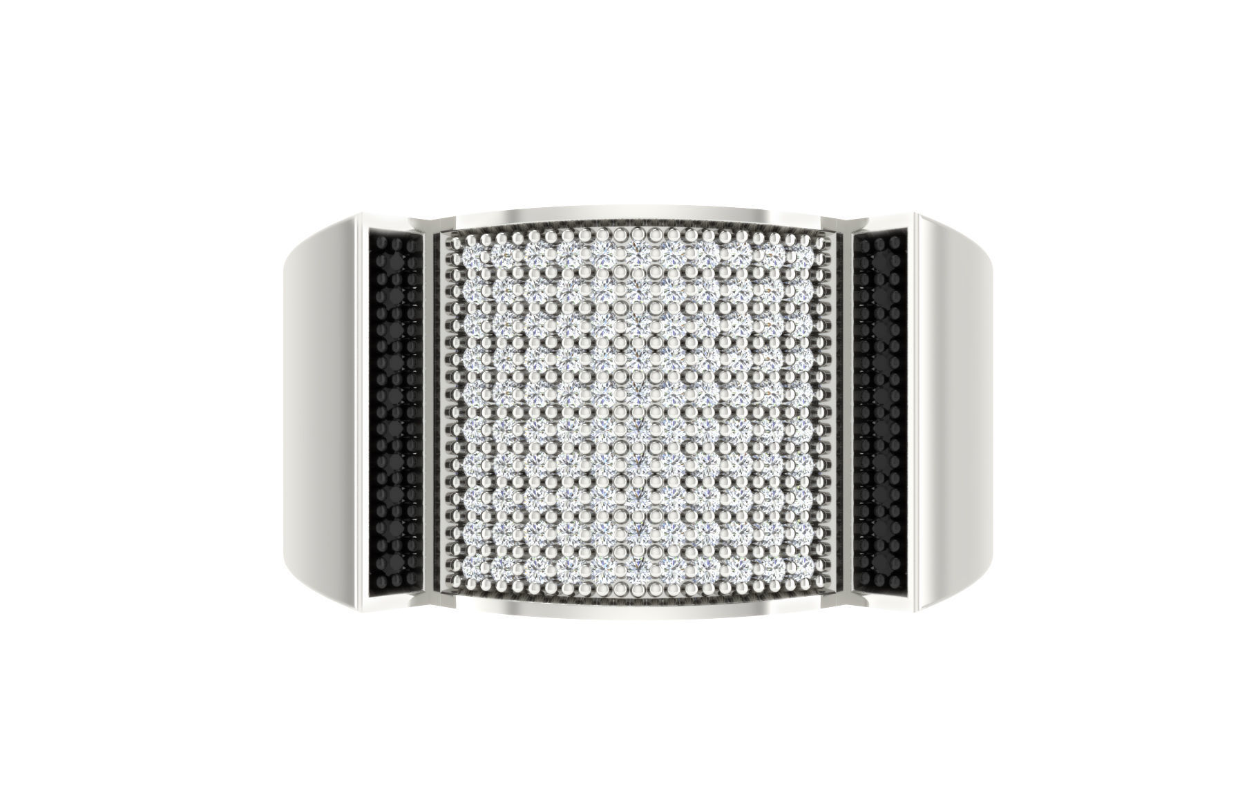 Mens Ring Render 3dm STL OBJ FBX Details 3D print model_1