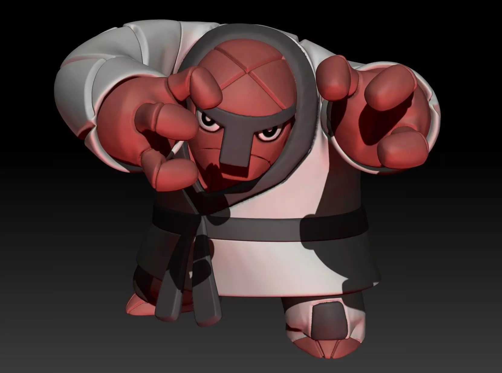 Pokemon Throh 3D print model_0