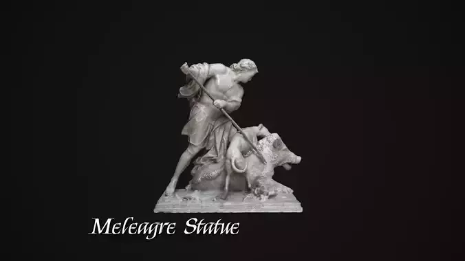 Meleagre Statue