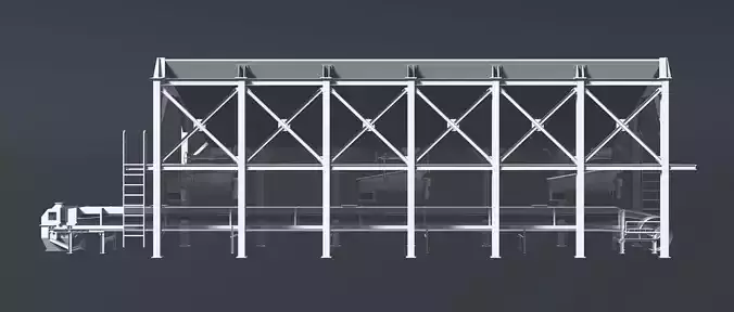 Industrial machine 24i25 3D model