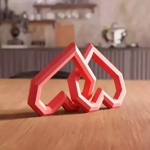 Interlinked Heart - 270 3D print model