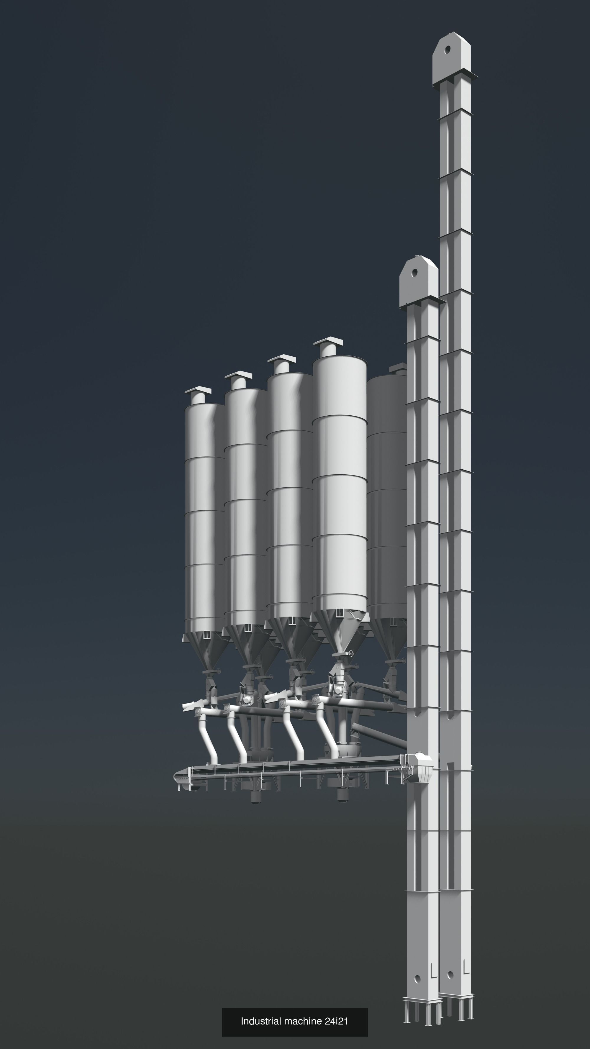 Industrial machine 3D Model Collection_2