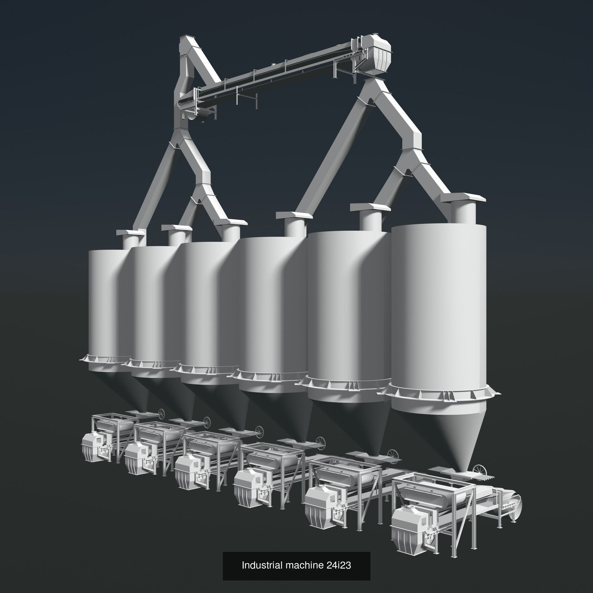 Industrial machine 3D Model Collection_4