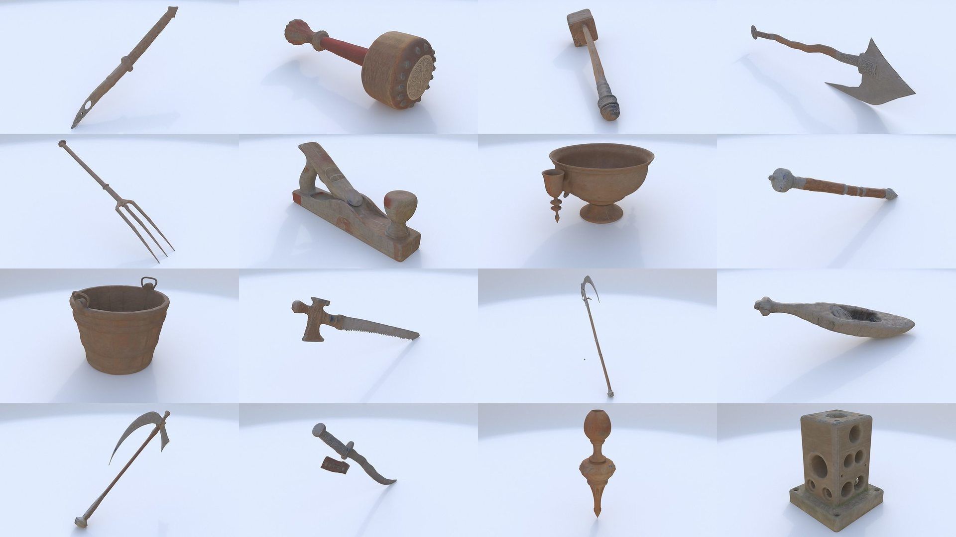 Medieval Tools Craft collections 40 items _1