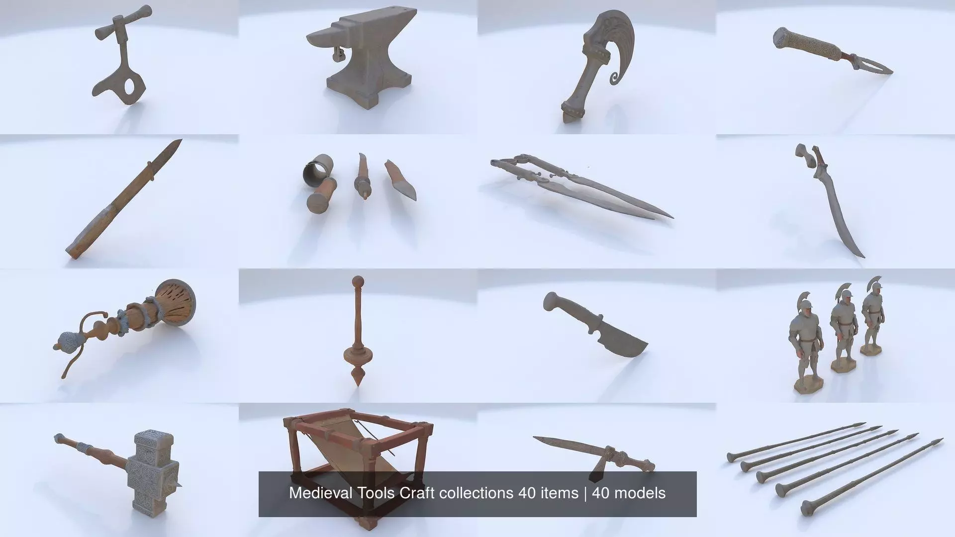 Medieval Tools Craft collections 40 items _0