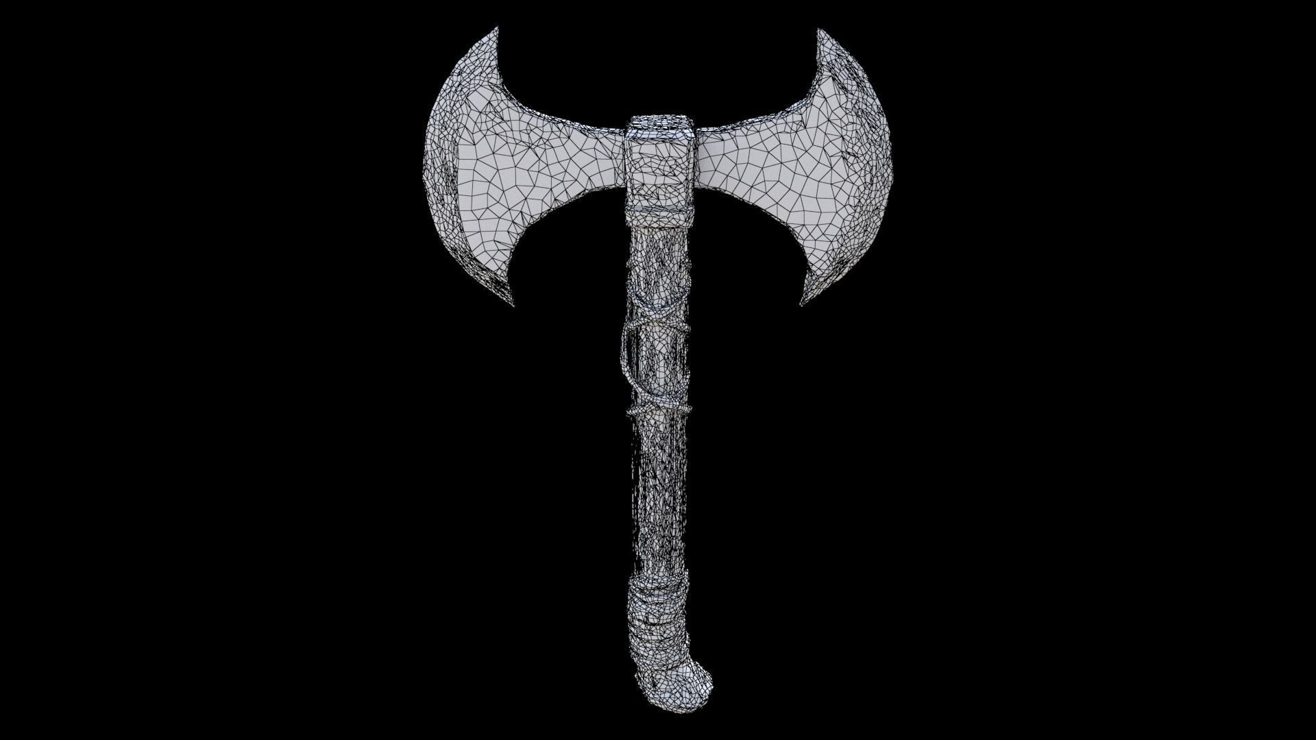 Battleaxe 3D model_6