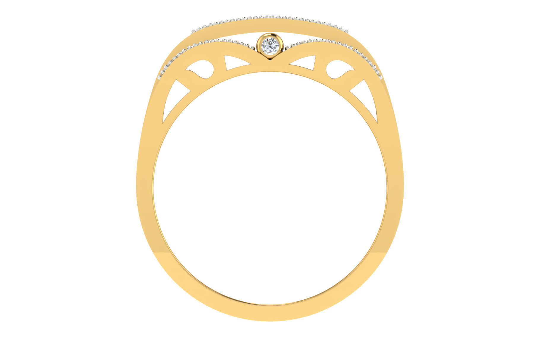 Mens Ring  Render 3dm STL OBJ FBX Details 3D print model_3