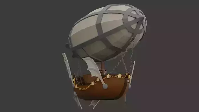 Fantasy Flying Airship