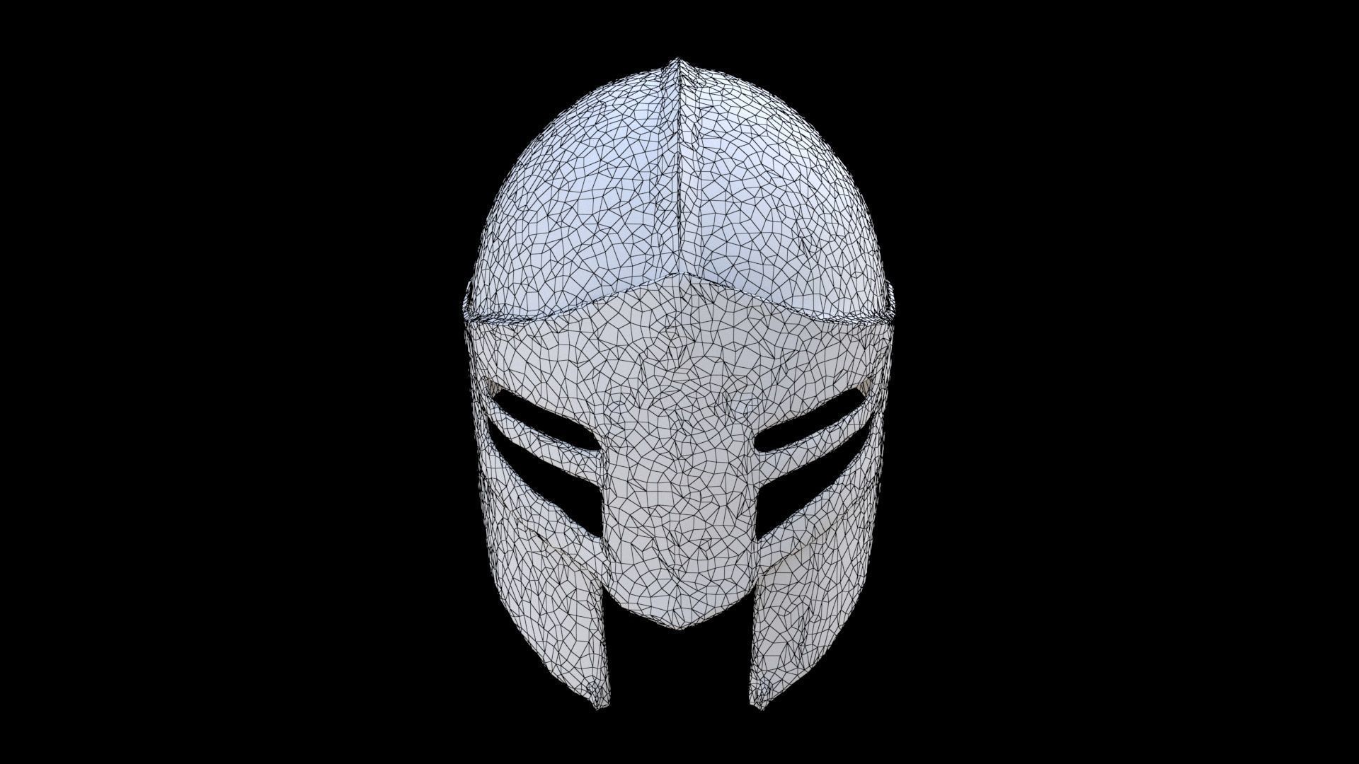 Great Helm 3D model_6