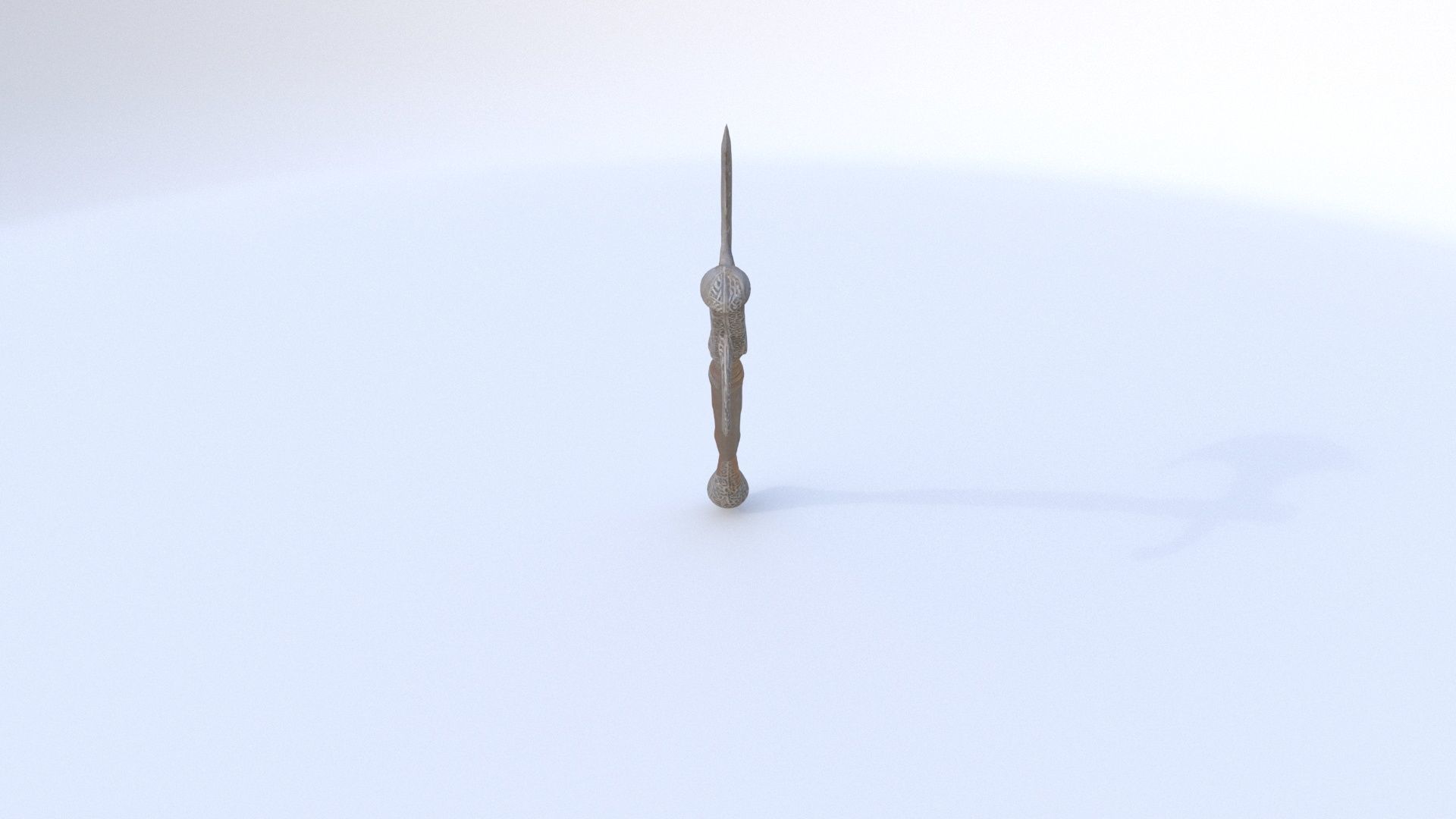 Halberd 3D model_4