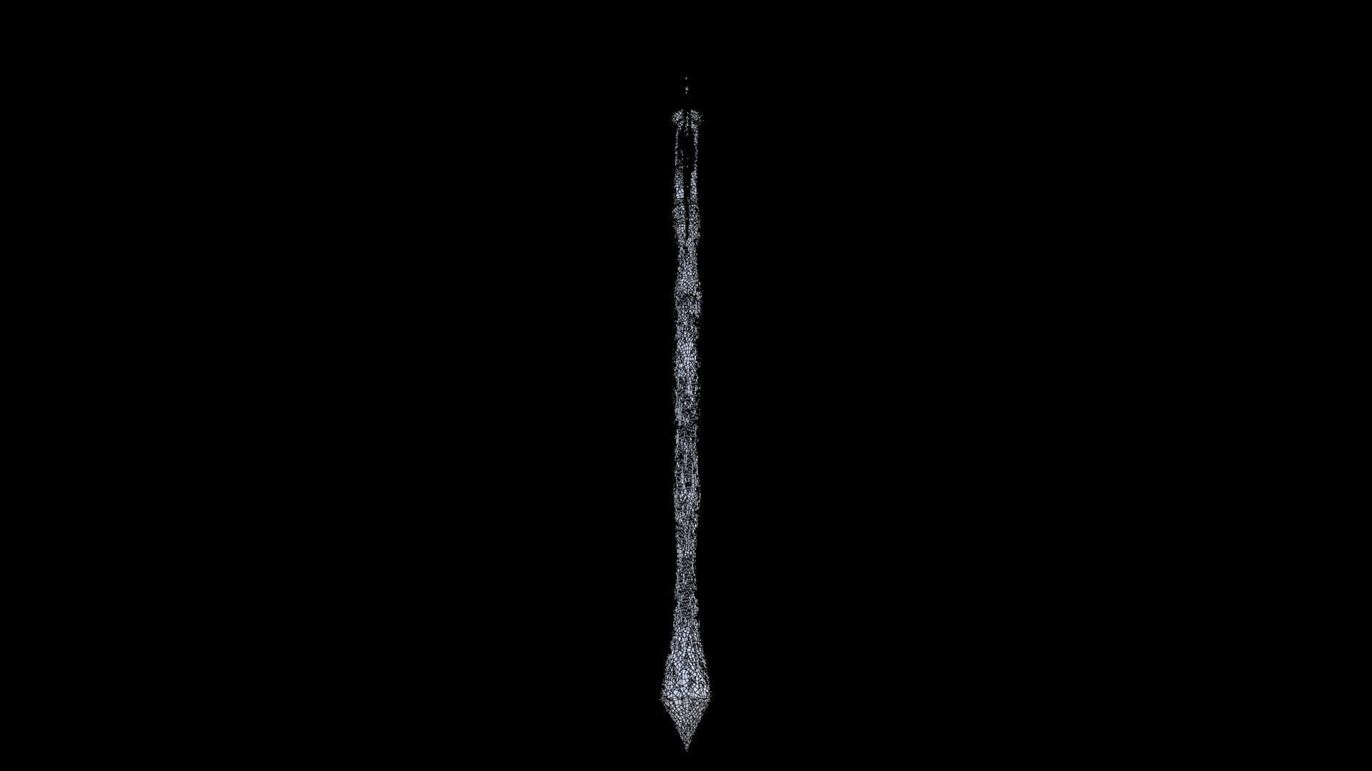 Halberd 3D model_6