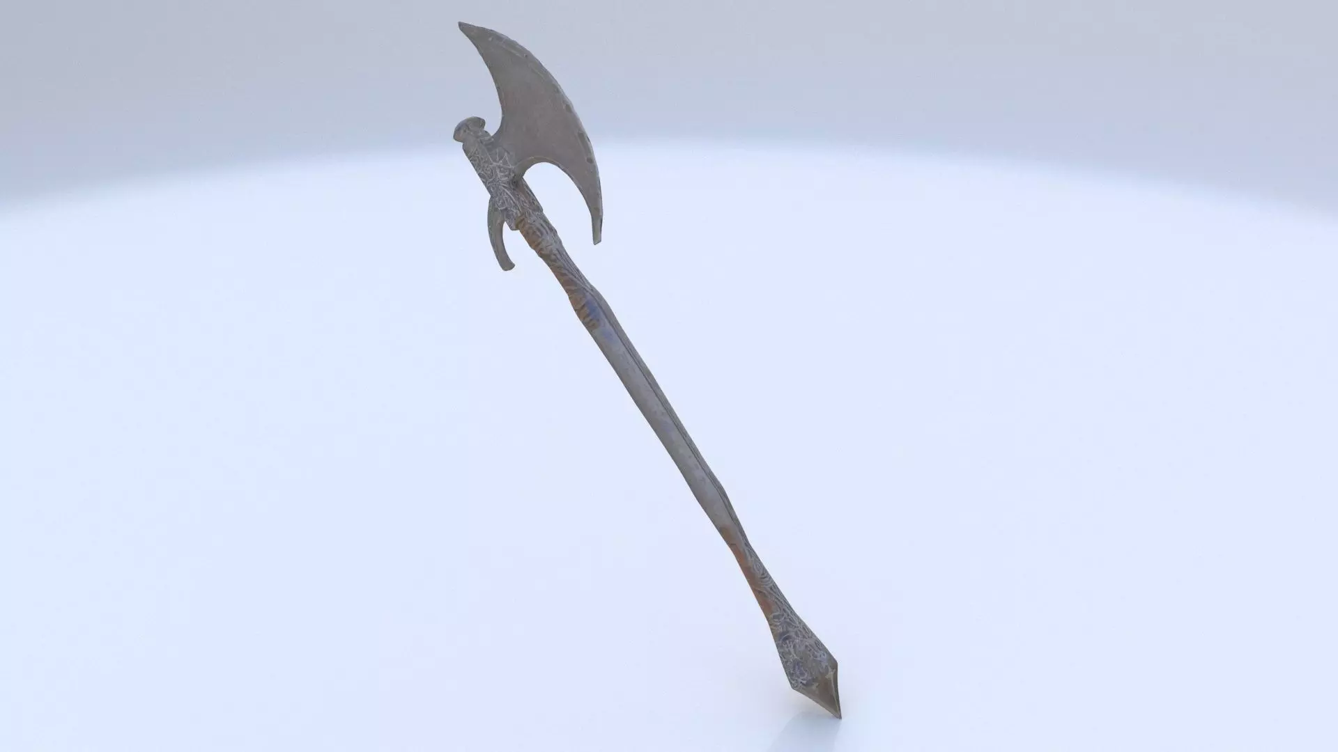 Halberd 3D model_0