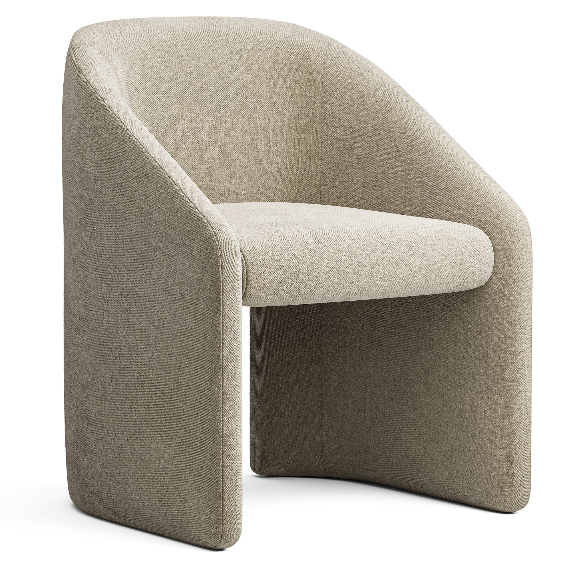 Adler Dining Chair 3D model_1