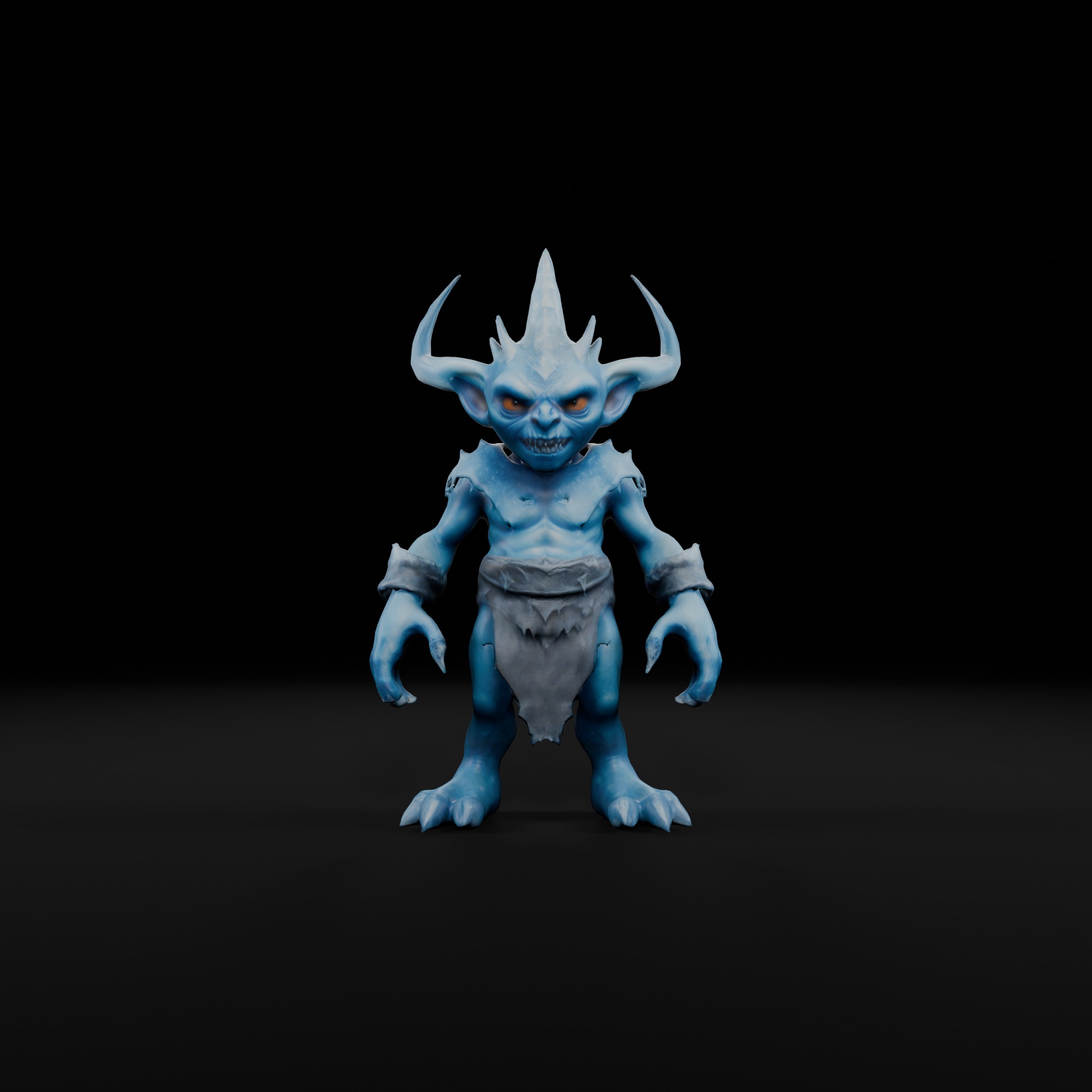  Ice Goblin - Game-Ready Character 3D model_1