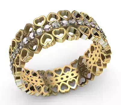 Heart Diamond Ring US ring size 6