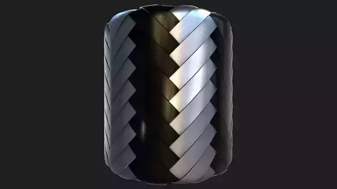 Steel Braid Painted Hose customizable PBR material Texture Texture