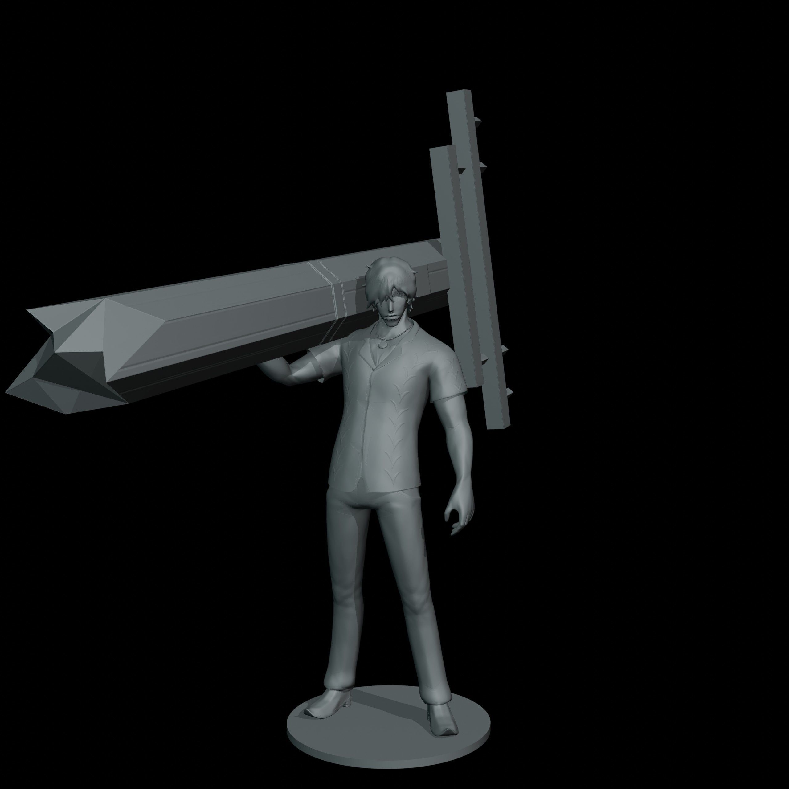 Yasutora Sado 3D print model_1