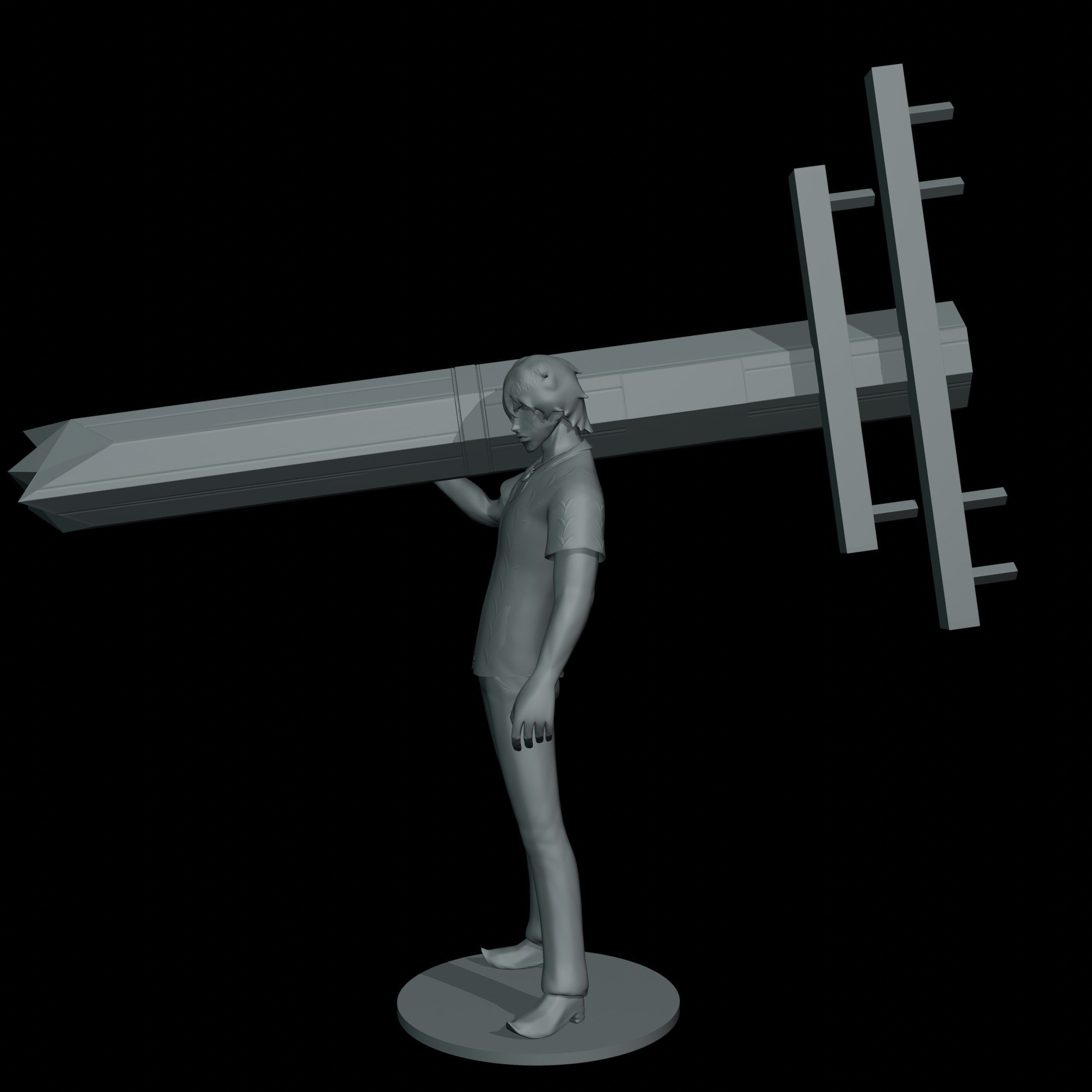 Yasutora Sado 3D print model_3