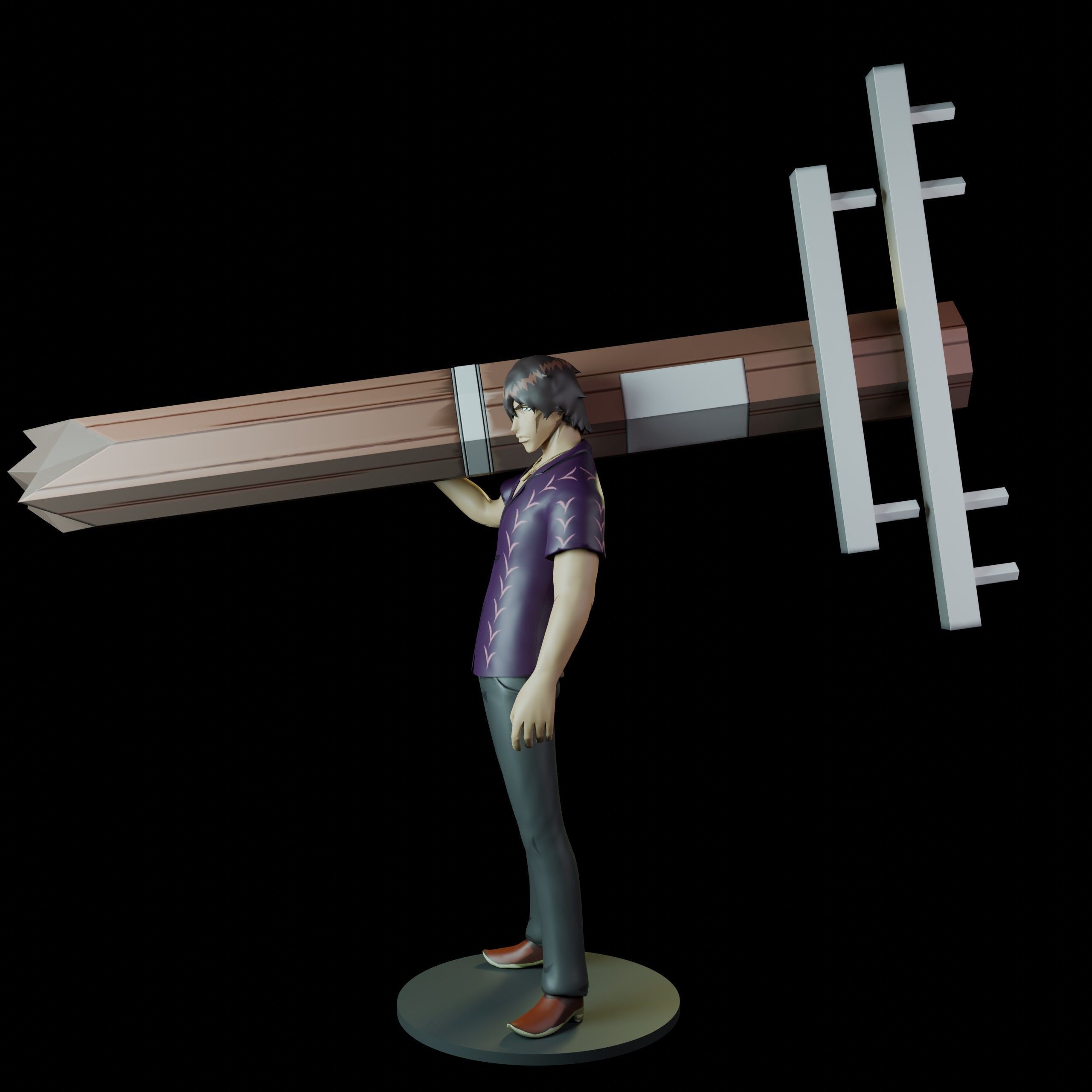 Yasutora Sado 3D print model_2