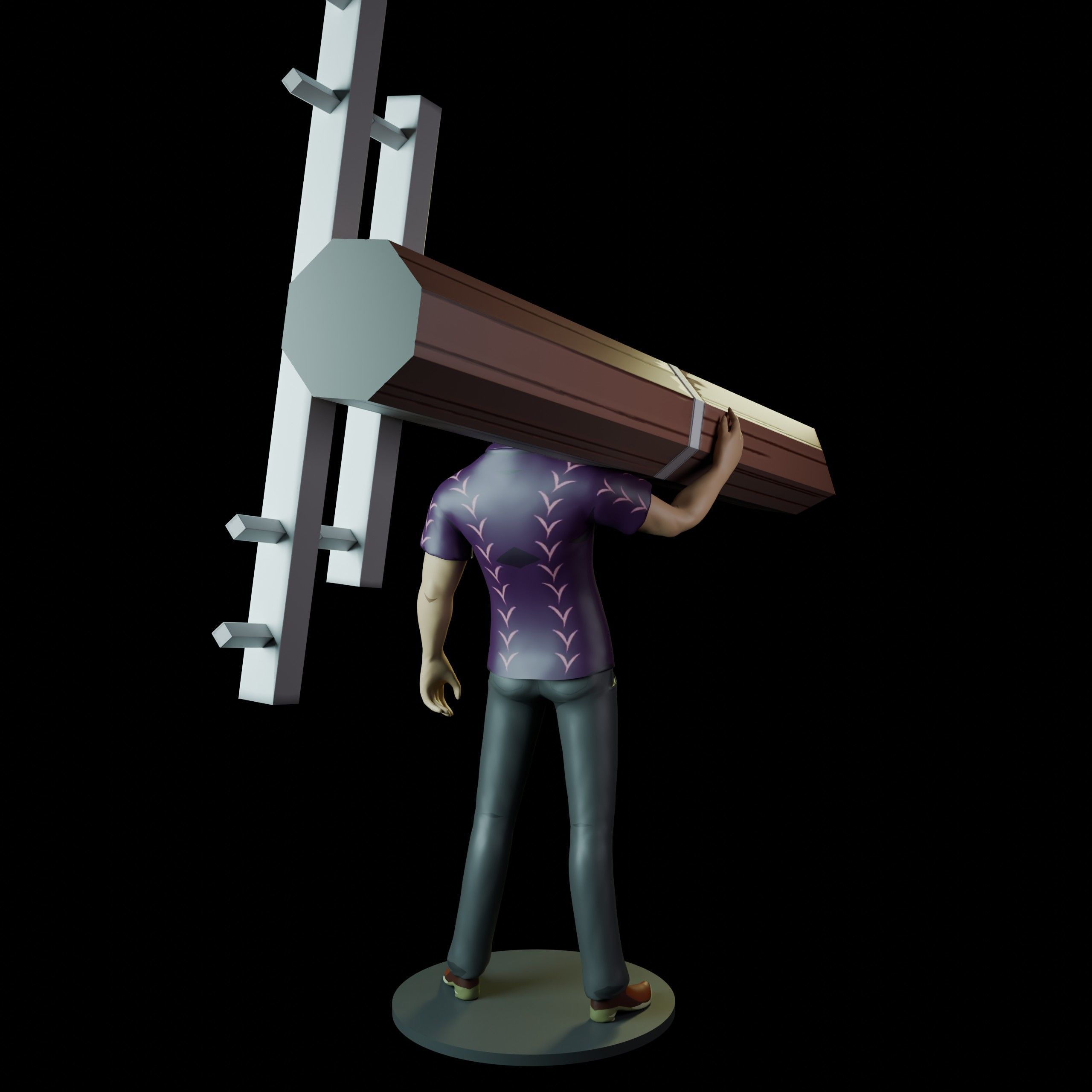 Yasutora Sado 3D print model_6