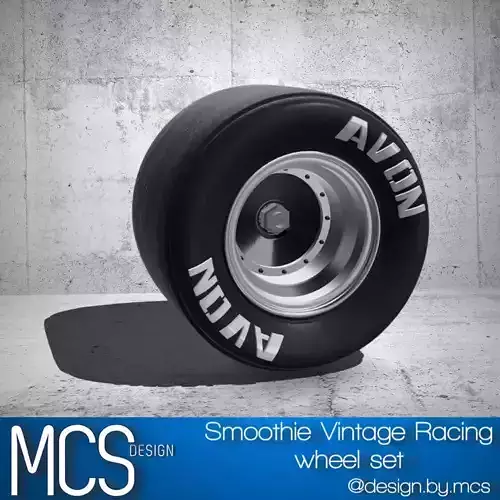 15inch Vintage Racing Wheels Smoothie x3 offsets with Tires