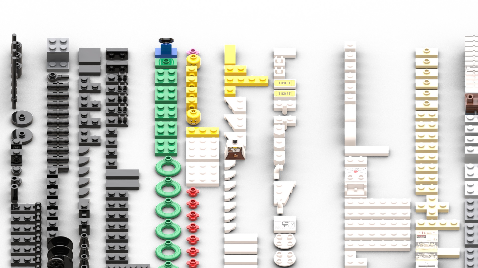 TwindBricks3D - 10259 Winter Village Station 3D print model_1