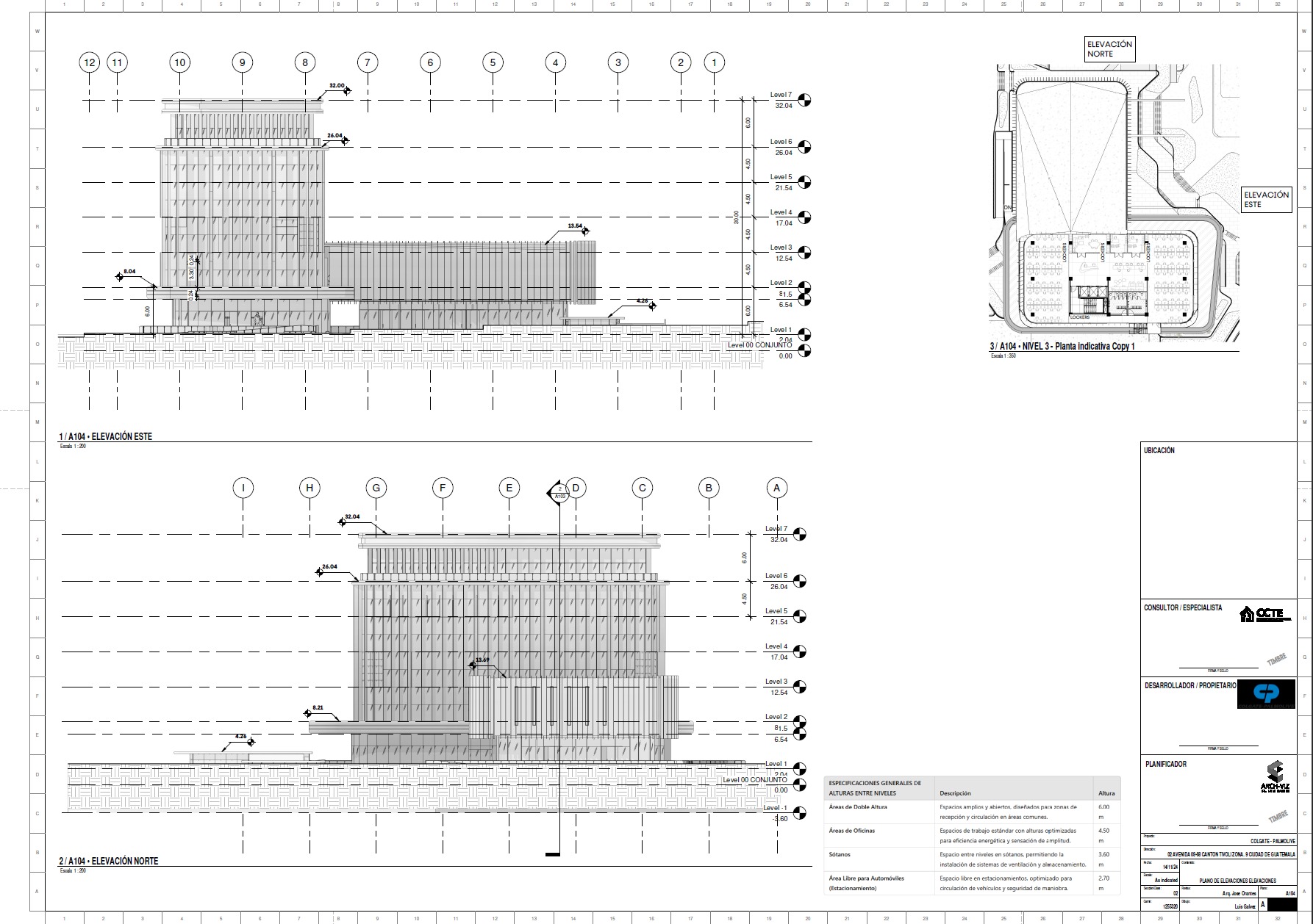 Modern Corporate Office Building - Detailed Revit Model 3D model_24