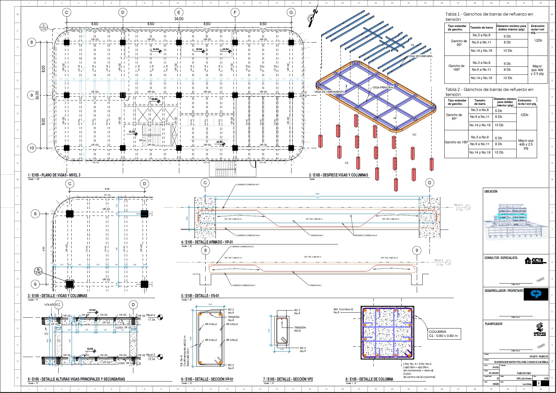 Modern Corporate Office Building - Detailed Revit Model 3D model_12
