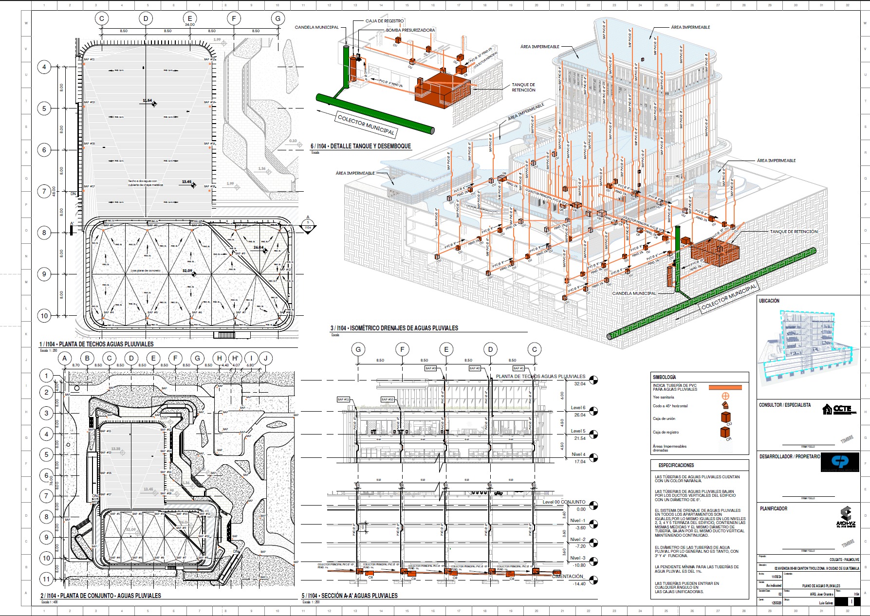Modern Corporate Office Building - Detailed Revit Model 3D model_16