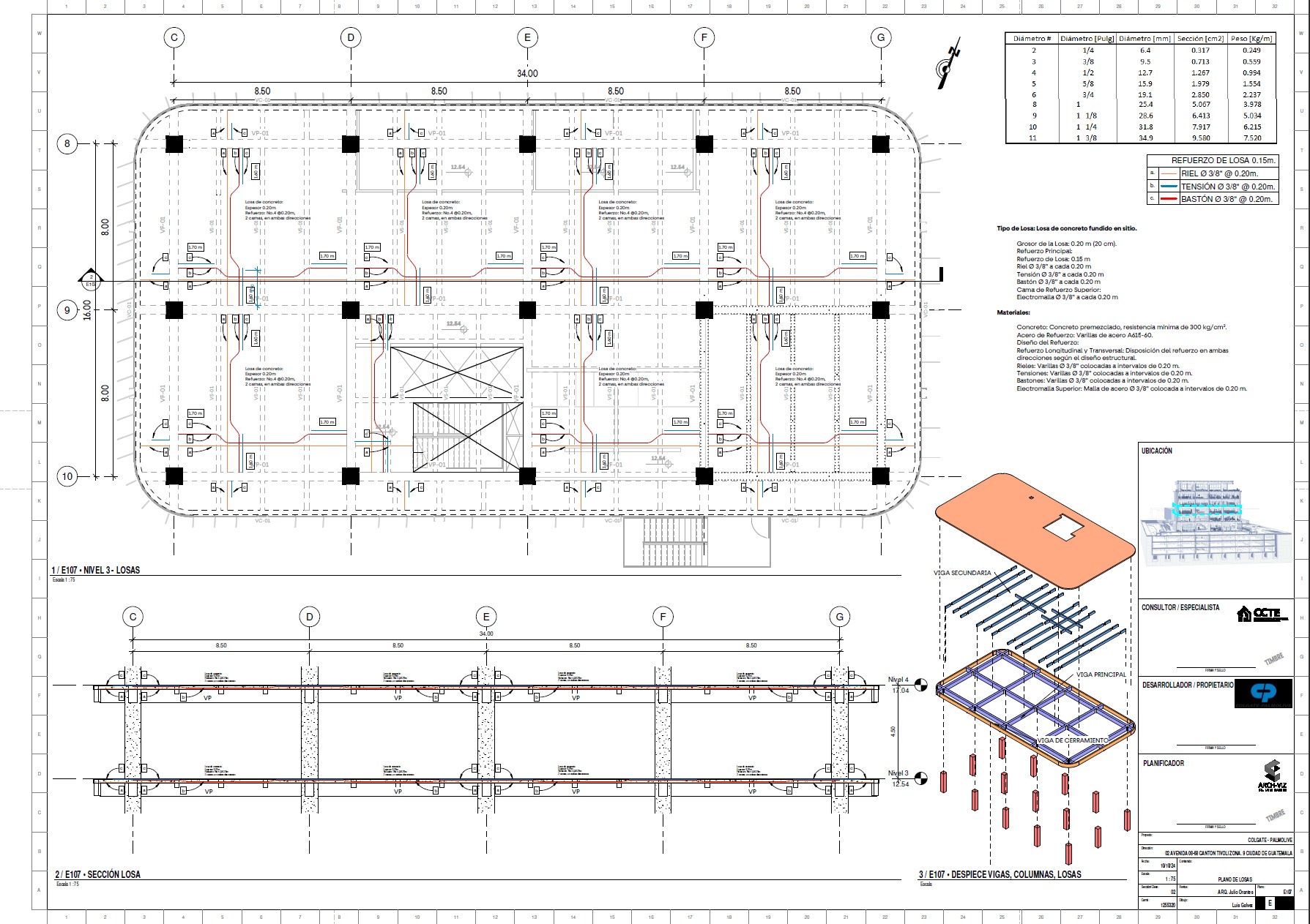 Modern Corporate Office Building - Detailed Revit Model 3D model_25