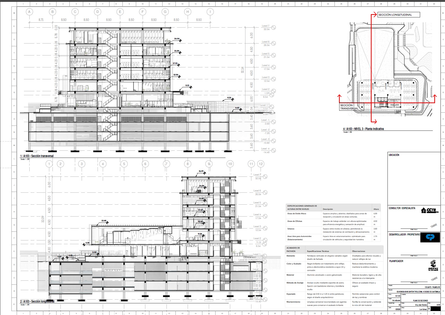 Modern Corporate Office Building - Detailed Revit Model 3D model_19