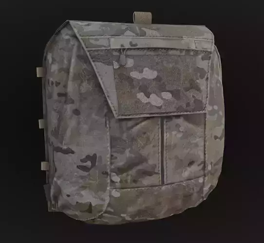 JPC Zip On Panel 2 Low-poly 3D model