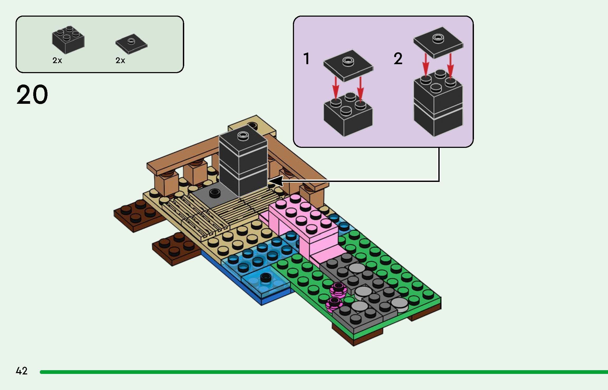 TwindBricks3D - 21260 The Cherry Blossom-Garden 3D print model_42